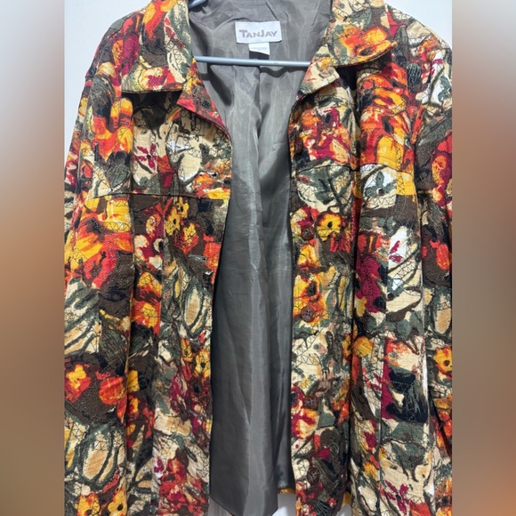 Floral jacket long sleeve size XL - Picture 6 of 6